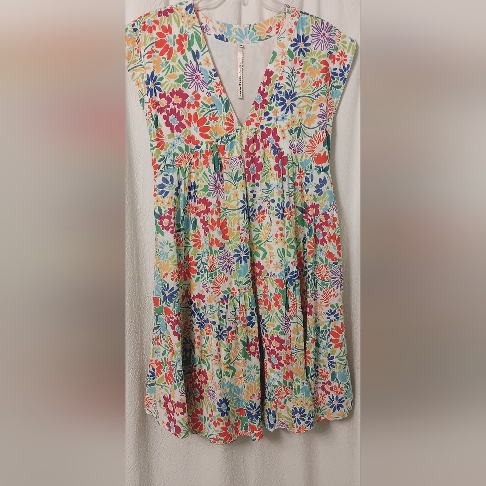 Uncle Frank Fliral Midi Dress Size S